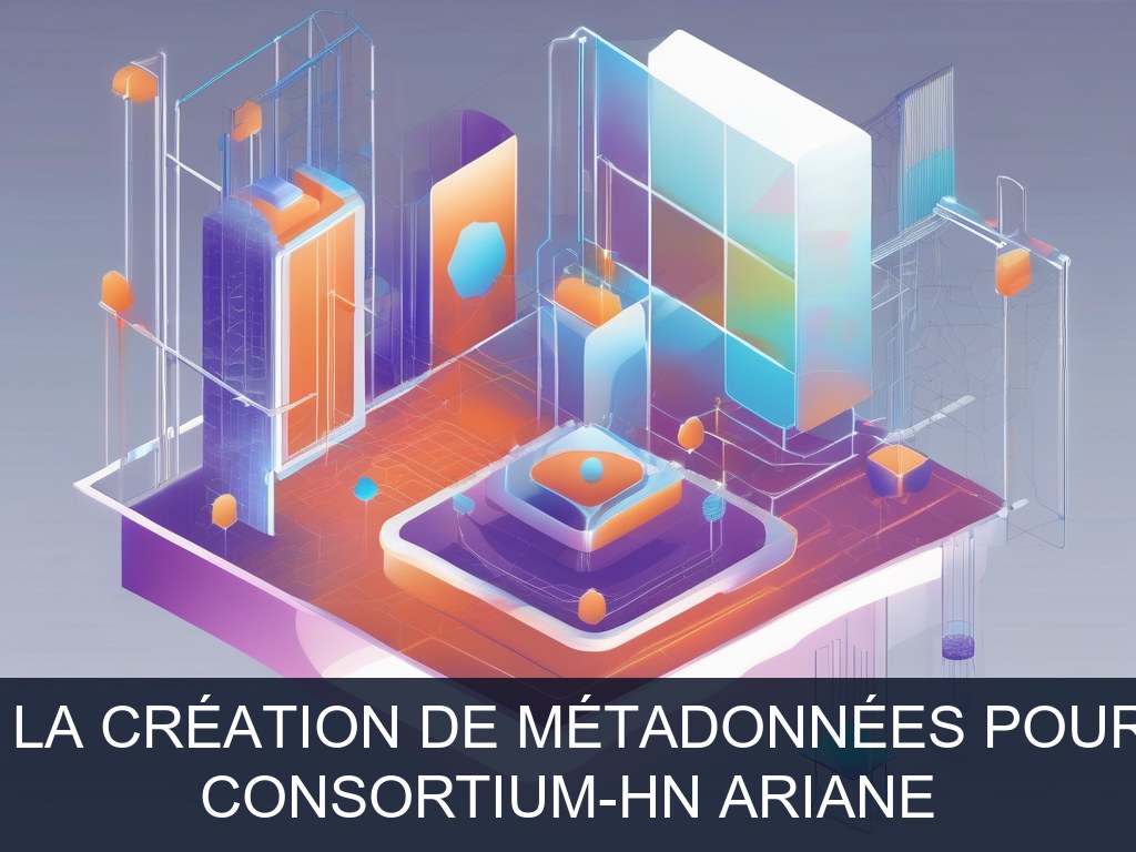 Illustration pour Consortium-HN ARIANE: Automatisation de la création de métadonnées pour bases littéraires (Potentiel à Court Terme)
