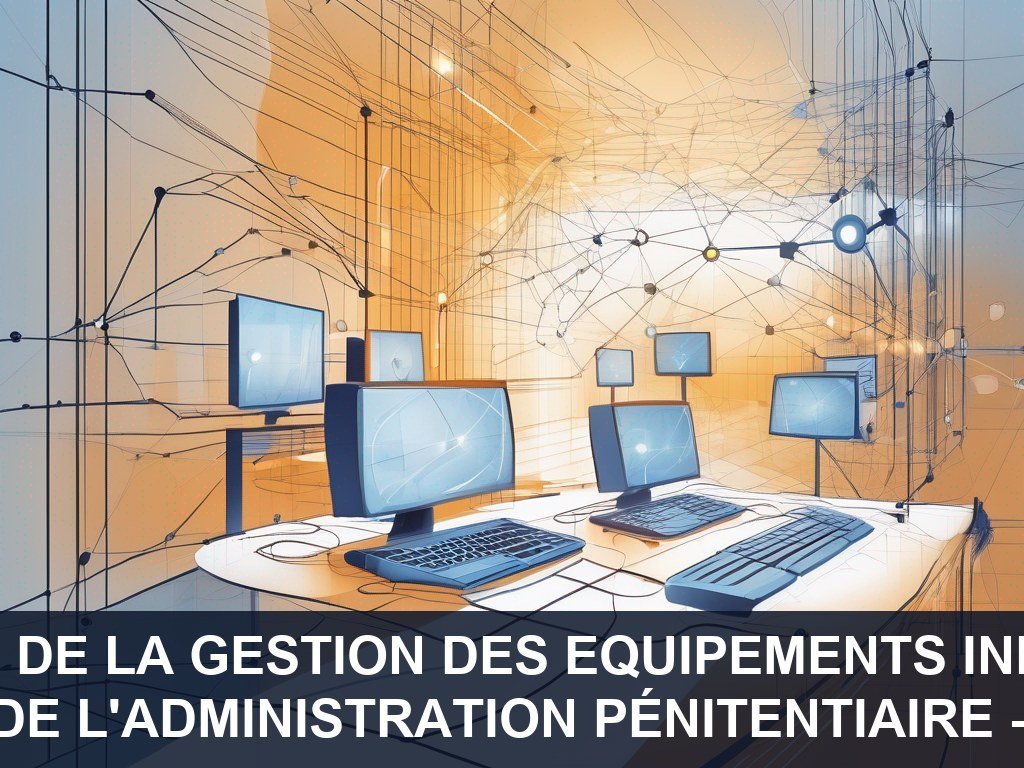 Illustration pour Direction de l'administration pénitentiaire - DISP PARIS: Optimisation de la Gestion des Equipements Informatiques
