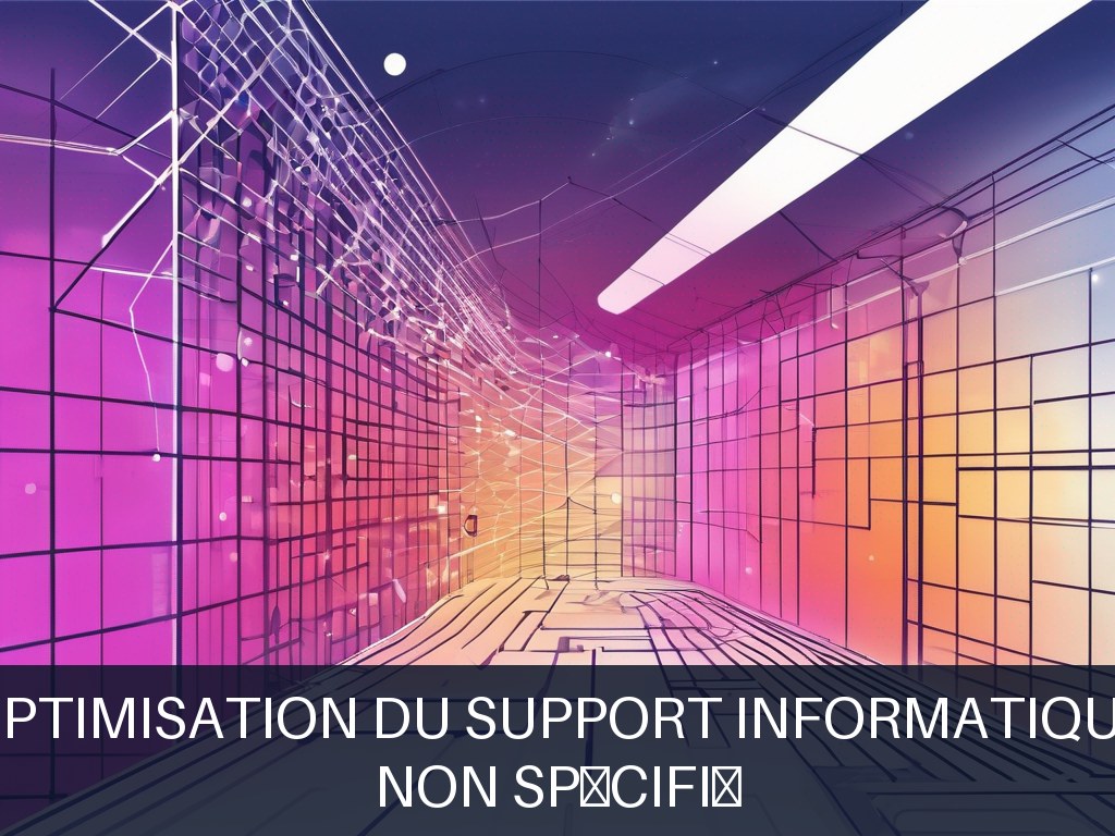 Illustration pour Non spécifié: Optimisation du Support Informatique (Potentiel à Court Terme)