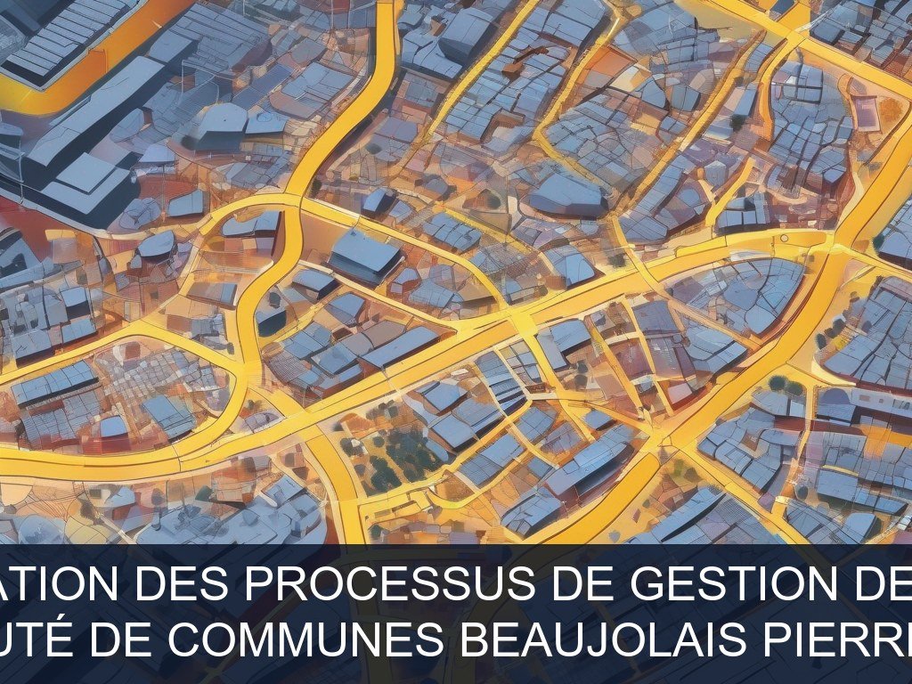 Illustration pour Communauté de Communes Beaujolais Pierres Dorées: Digitalisation des processus de gestion de la voirie (Potentiel à Court Terme)