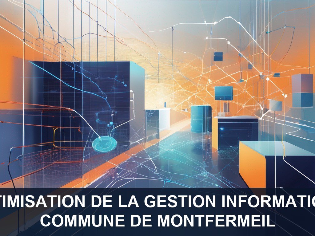 Illustration pour Commune de Montfermeil: Optimisation de la Gestion Informatique