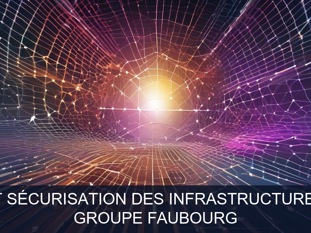 Illustration pour Groupe Faubourg: Optimisation et sécurisation des infrastructures IT multi-sites (Potentiel à Court Terme)