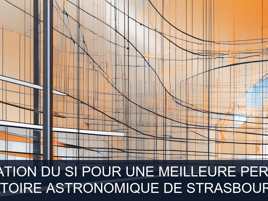 Illustration pour Observatoire astronomique de Strasbourg (ObAS): Modernisation du SI pour une meilleure performance (Potentiel à Court Terme)