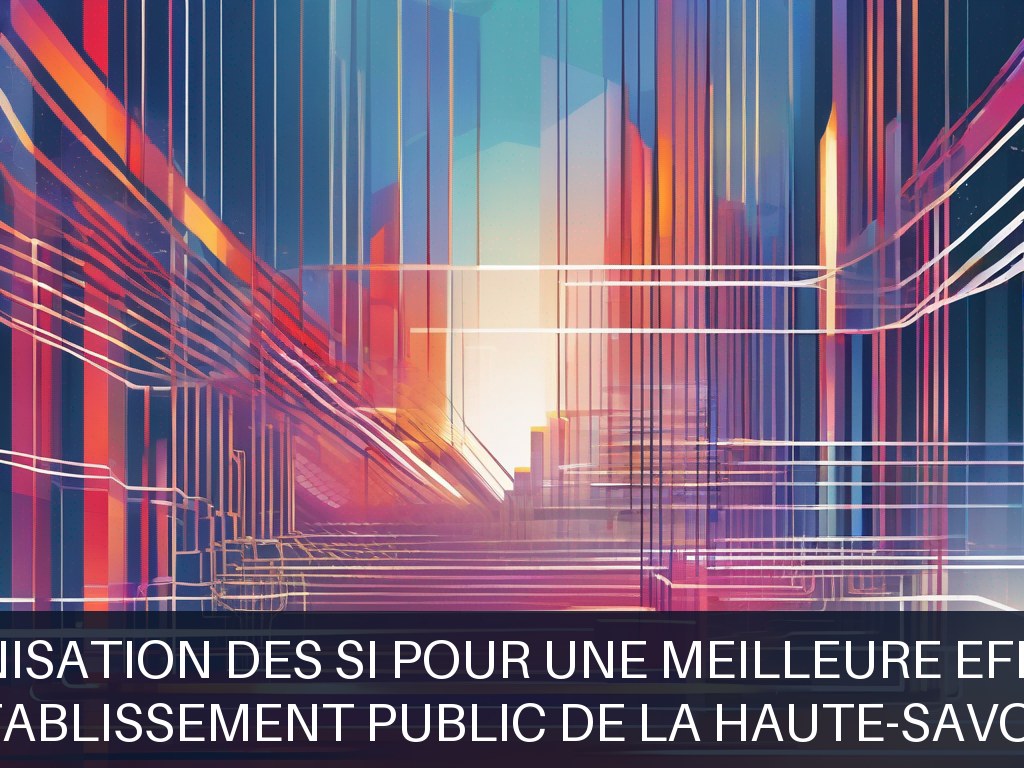 Illustration pour Établissement public de la Haute-Savoie: Modernisation des SI pour une meilleure efficacité (Potentiel à Court Terme)