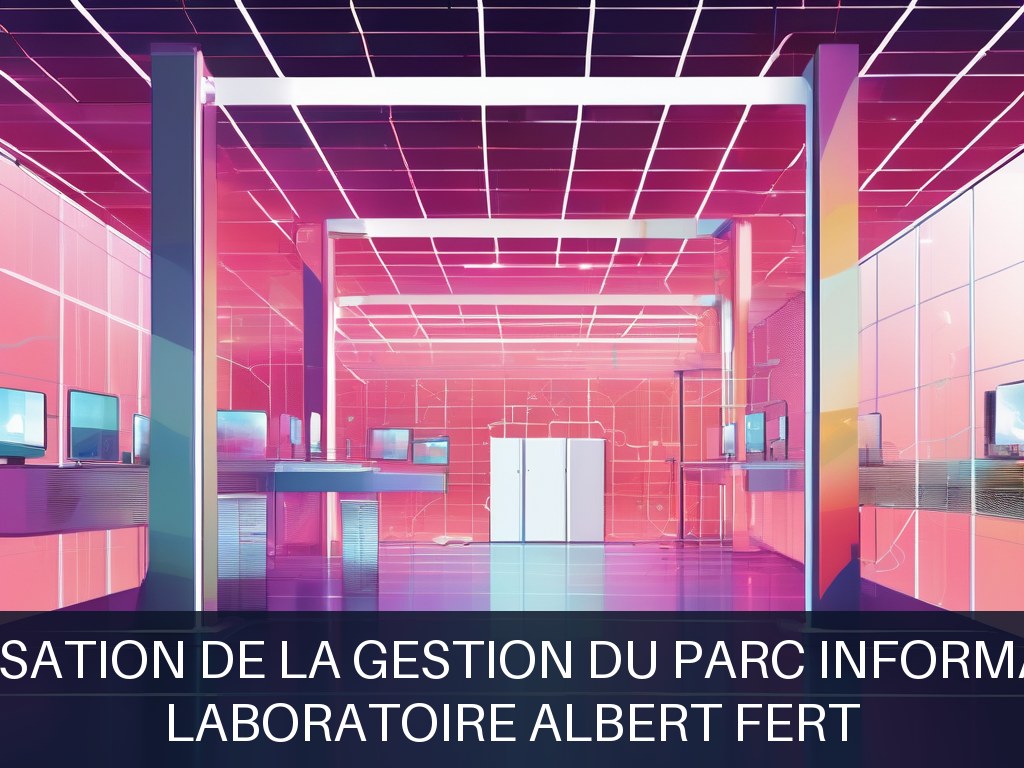 Illustration pour Laboratoire Albert Fert: Optimisation de la gestion du parc informatique (Potentiel à Court Terme)