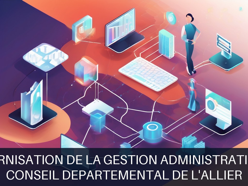 Illustration pour CONSEIL DEPARTEMENTAL DE L'ALLIER: Modernisation de la gestion administrative PMI (Potentiel à Court Terme)
