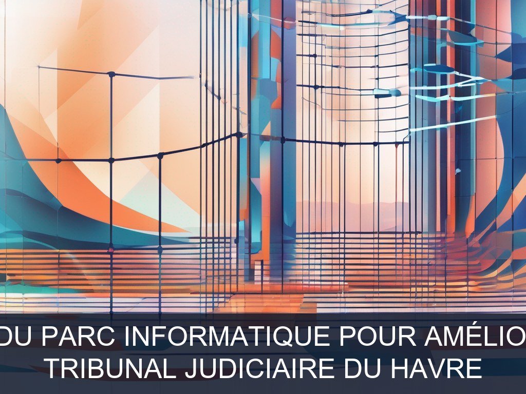 Illustration pour Tribunal judiciaire du Havre: Modernisation du parc informatique pour améliorer la sécurité (Potentiel à Court Terme)