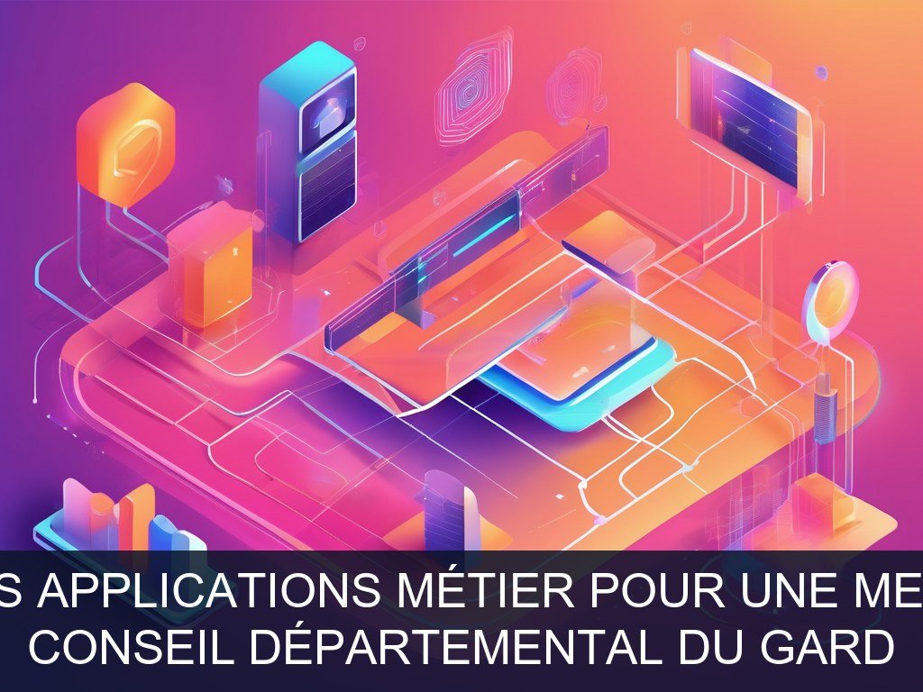 Illustration pour Conseil départemental du Gard: Modernisation des applications métier pour une meilleure efficacité (Potentiel à Court Terme)