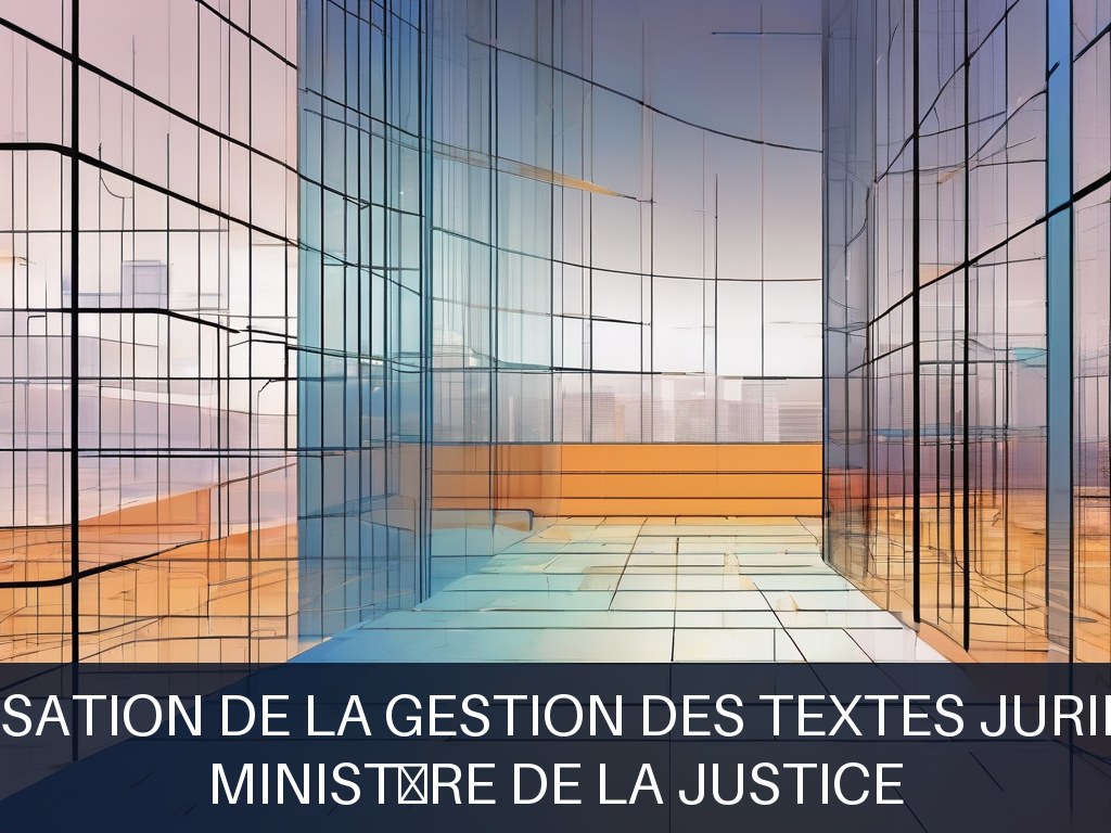 Illustration pour Ministère de la Justice: Optimisation de la gestion des textes juridiques