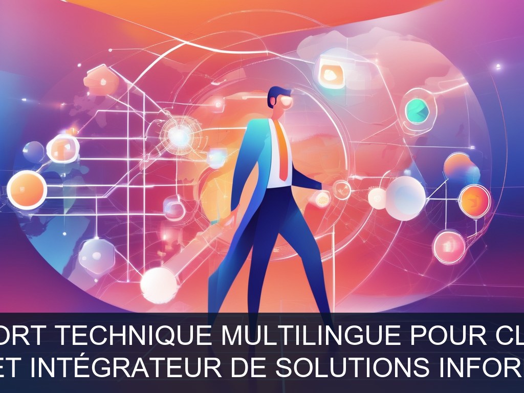 Illustration pour Éditeur et intégrateur de solutions informatiques: Optimisation du support technique multilingue pour clients internationaux (Potentiel à Court Terme)