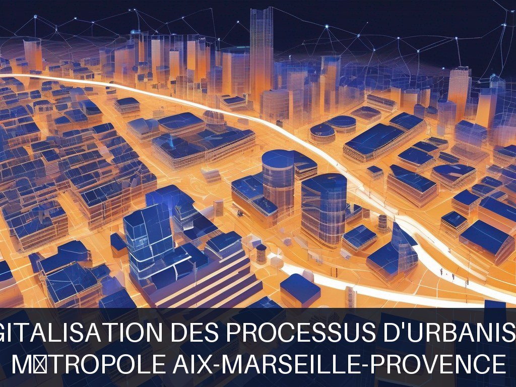 Illustration pour Métropole Aix-Marseille-Provence: Digitalisation des processus d'urbanisme (Potentiel à Court Terme)