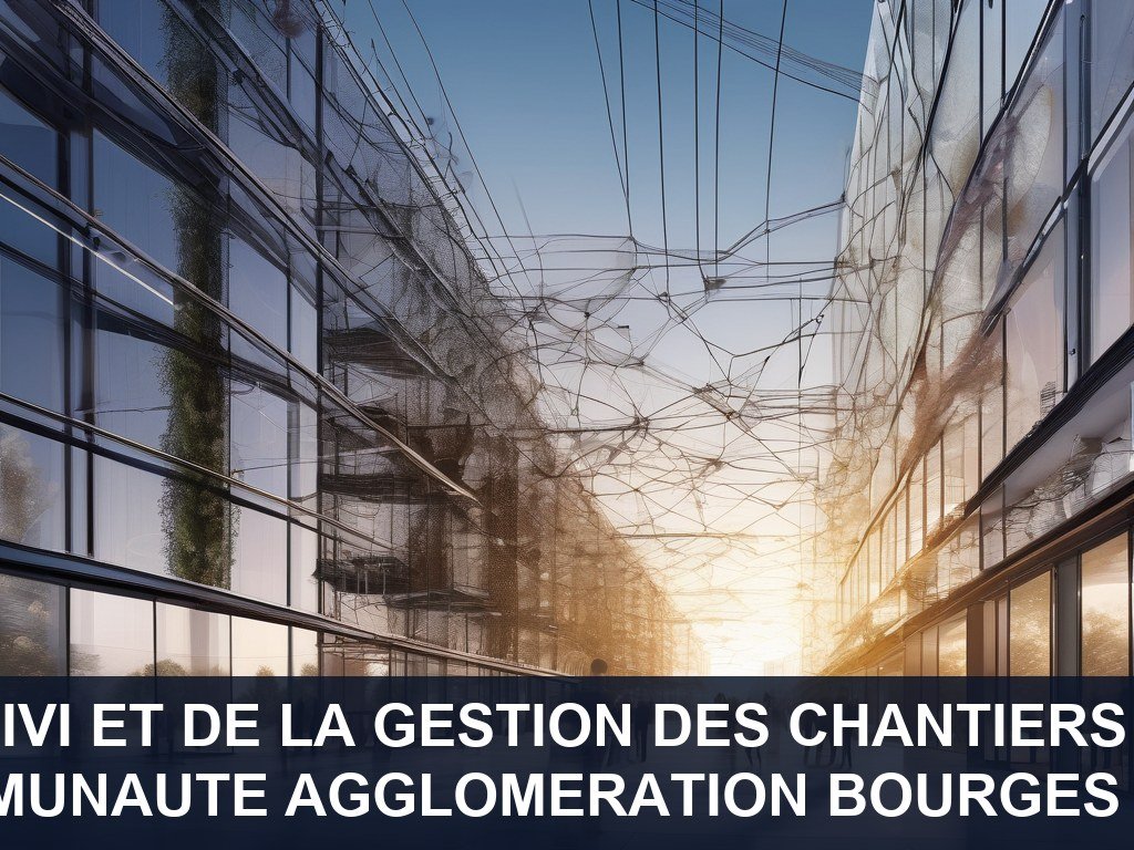 Illustration pour COMMUNAUTE AGGLOMERATION BOURGES PLUS: Digitalisation du suivi et de la gestion des chantiers et marchés publics