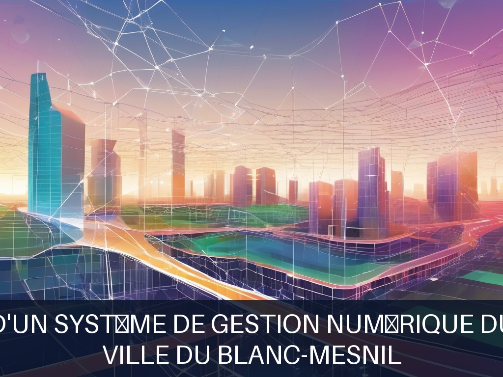Illustration pour Ville du Blanc-Mesnil: Développement d'un système de gestion numérique du stationnement