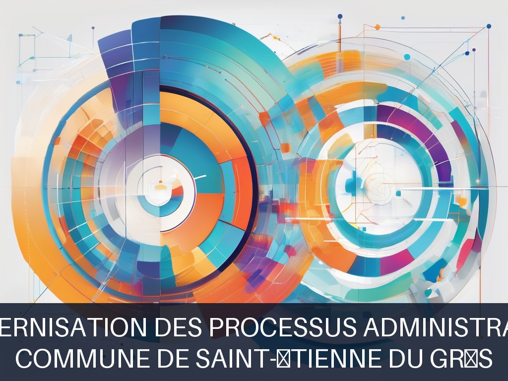 Illustration pour Commune de Saint-Étienne du Grès: Modernisation des processus administratifs (Potentiel à Court Terme)