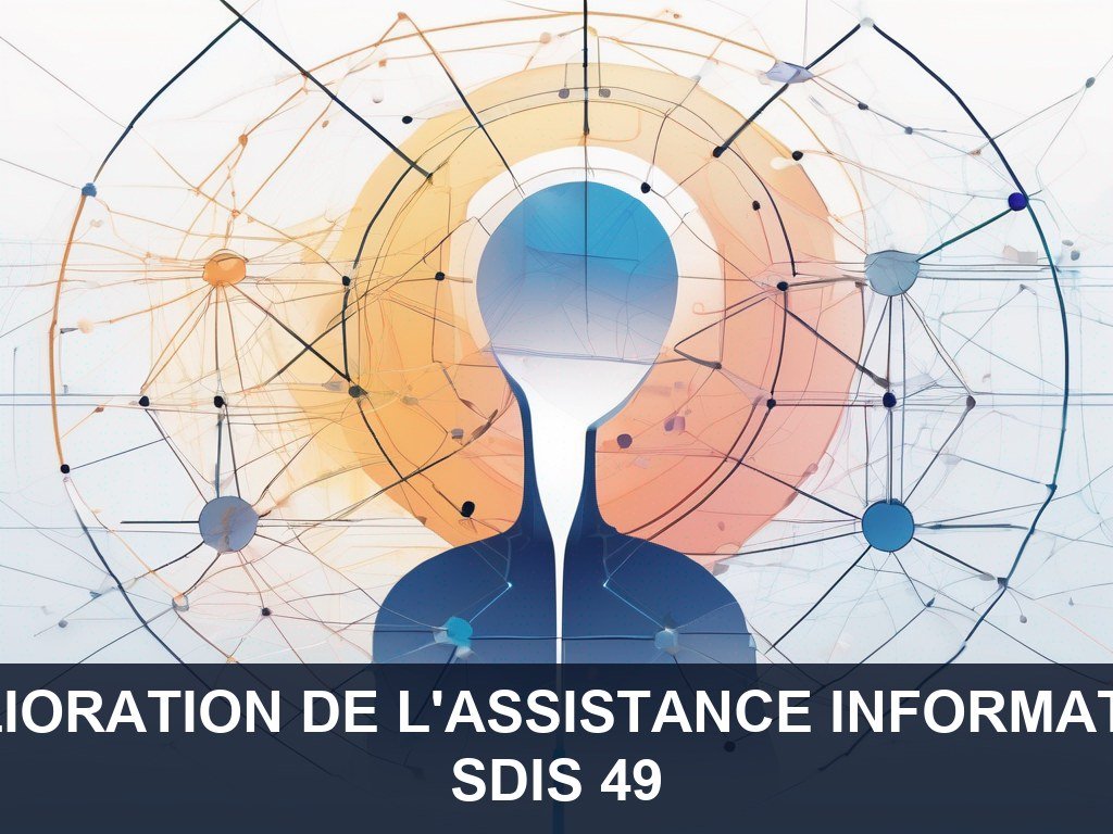 Illustration pour SDIS 49: Amélioration de l'Assistance Informatique