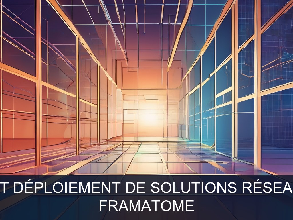 Illustration pour Framatome: Conception et déploiement de solutions réseau sur mesure (Potentiel à Court Terme)