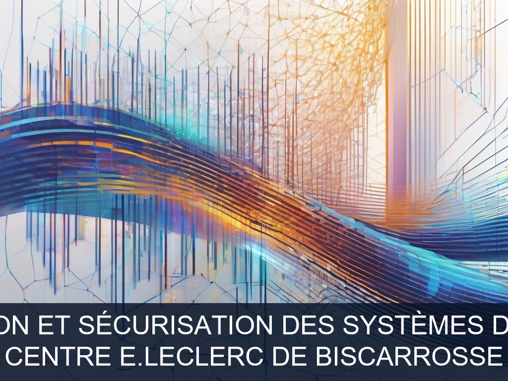 Illustration pour Centre E.Leclerc de Biscarrosse: Harmonisation et sécurisation des systèmes d'information (Potentiel à Court Terme)