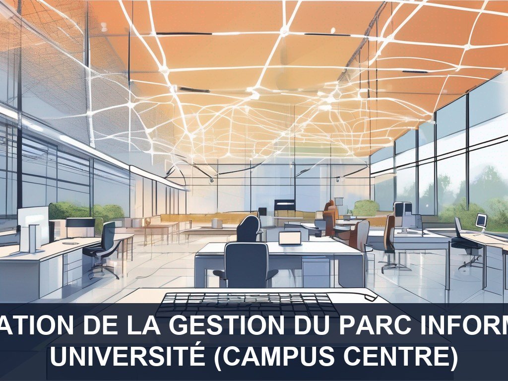 Illustration pour Université (Campus Centre): Optimisation de la gestion du parc informatique