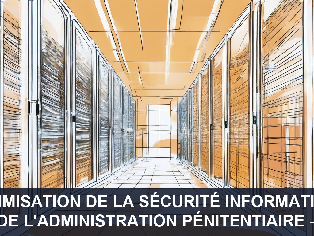Illustration pour Direction de l'administration pénitentiaire - DISP PARIS: Optimisation de la Sécurité Informatique