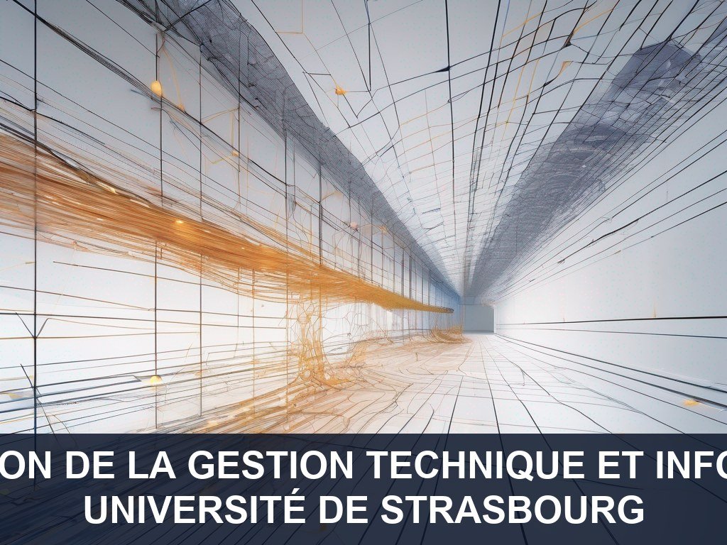 Illustration pour Université de Strasbourg: Optimisation de la Gestion Technique et Informatique