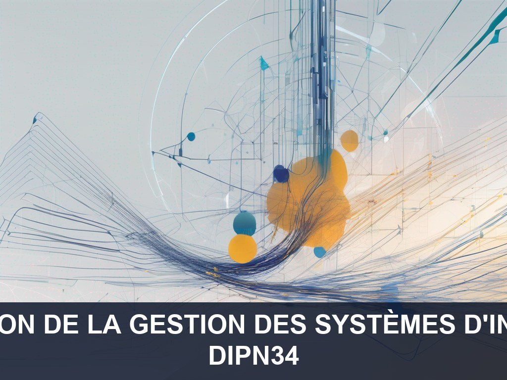 Illustration pour DIPN34: Amélioration de la gestion des systèmes d'information