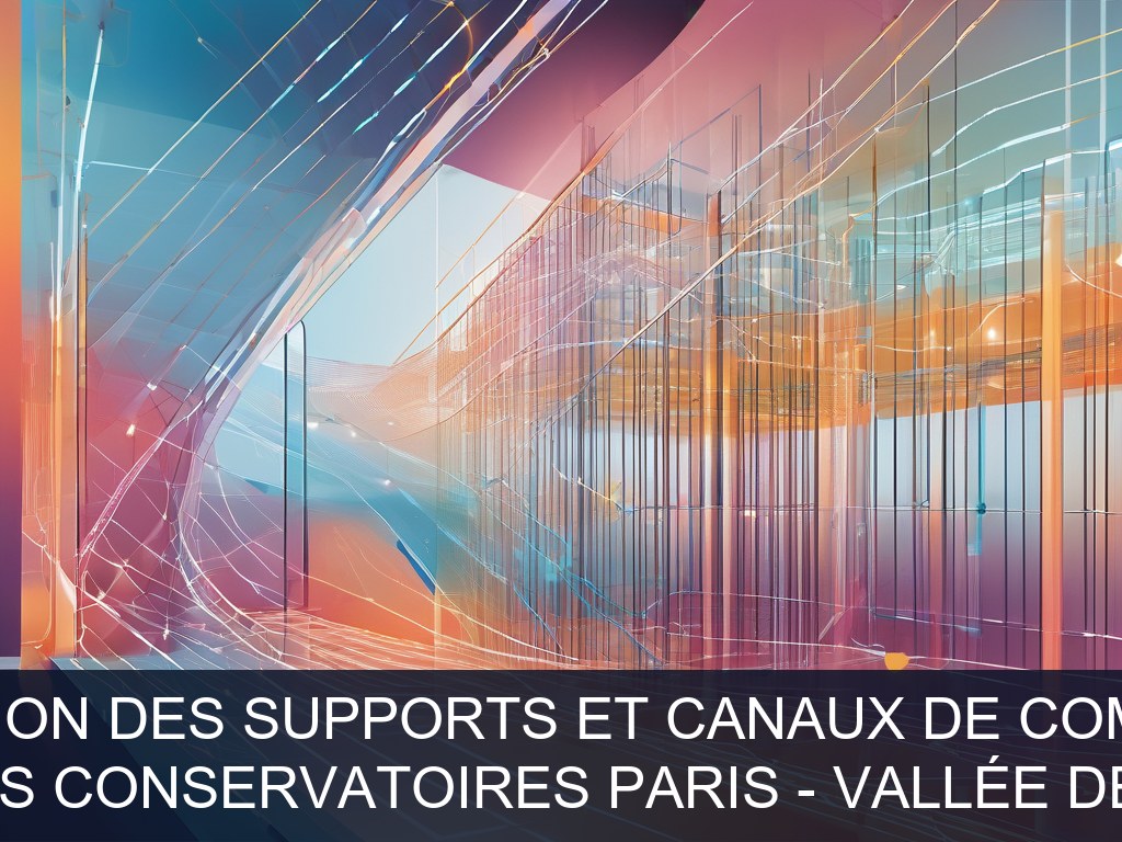 Illustration pour Réseau des conservatoires Paris - Vallée de la Marne: Modernisation des supports et canaux de communication (Potentiel à Court Terme)
