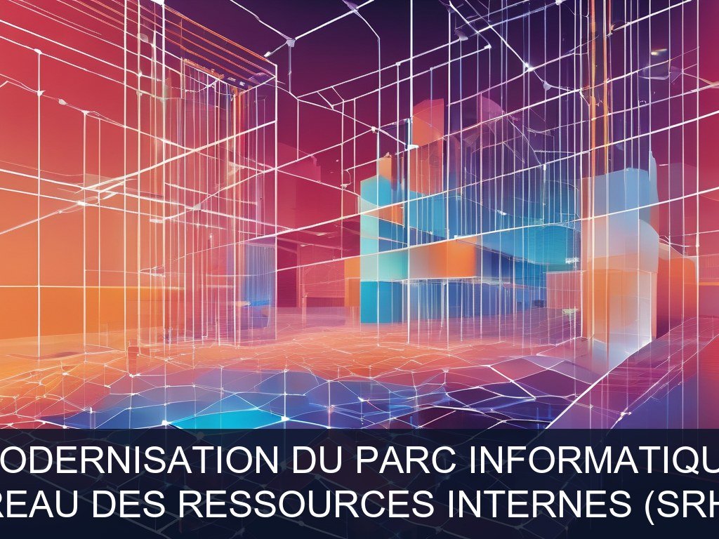 Illustration pour Bureau des Ressources Internes (SRH3C): Modernisation du parc informatique (Potentiel à Court Terme)