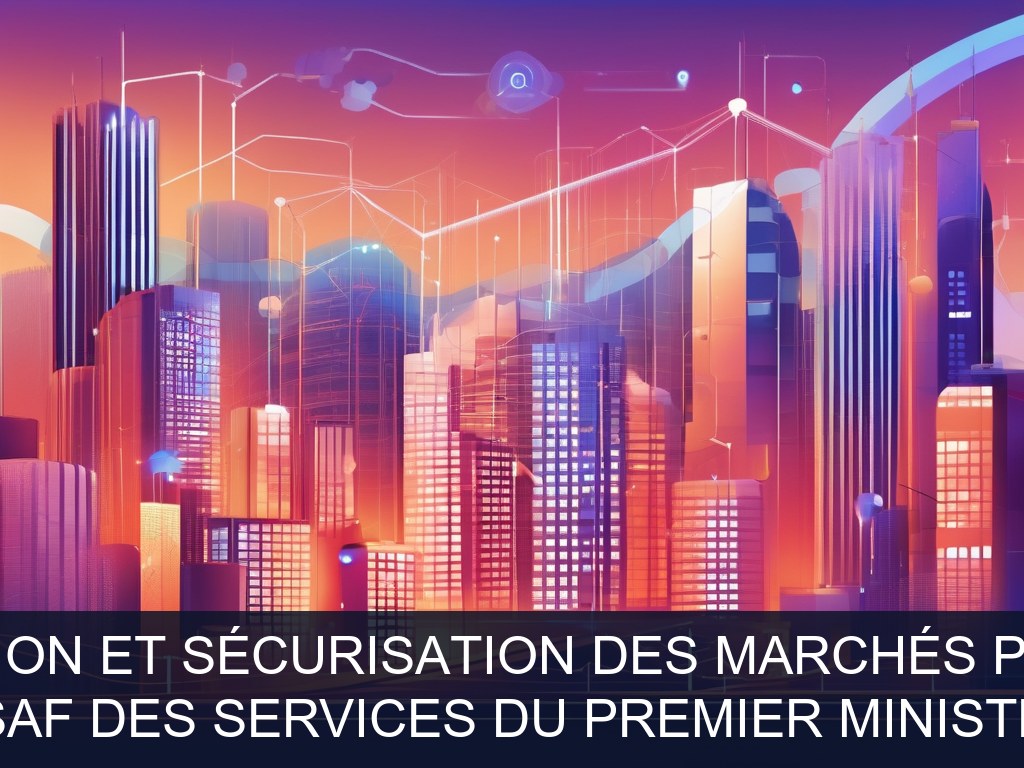 Illustration pour DSAF des services du Premier ministre: Optimisation et sécurisation des marchés publics TIC (Potentiel à Court Terme)