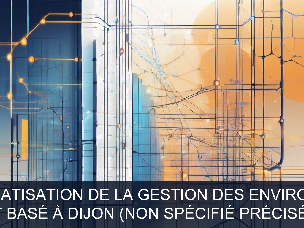 Illustration pour Client basé à Dijon (non spécifié précisément): Optimisation et automatisation de la gestion des environnements applicatifs (Potentiel à Court Terme)