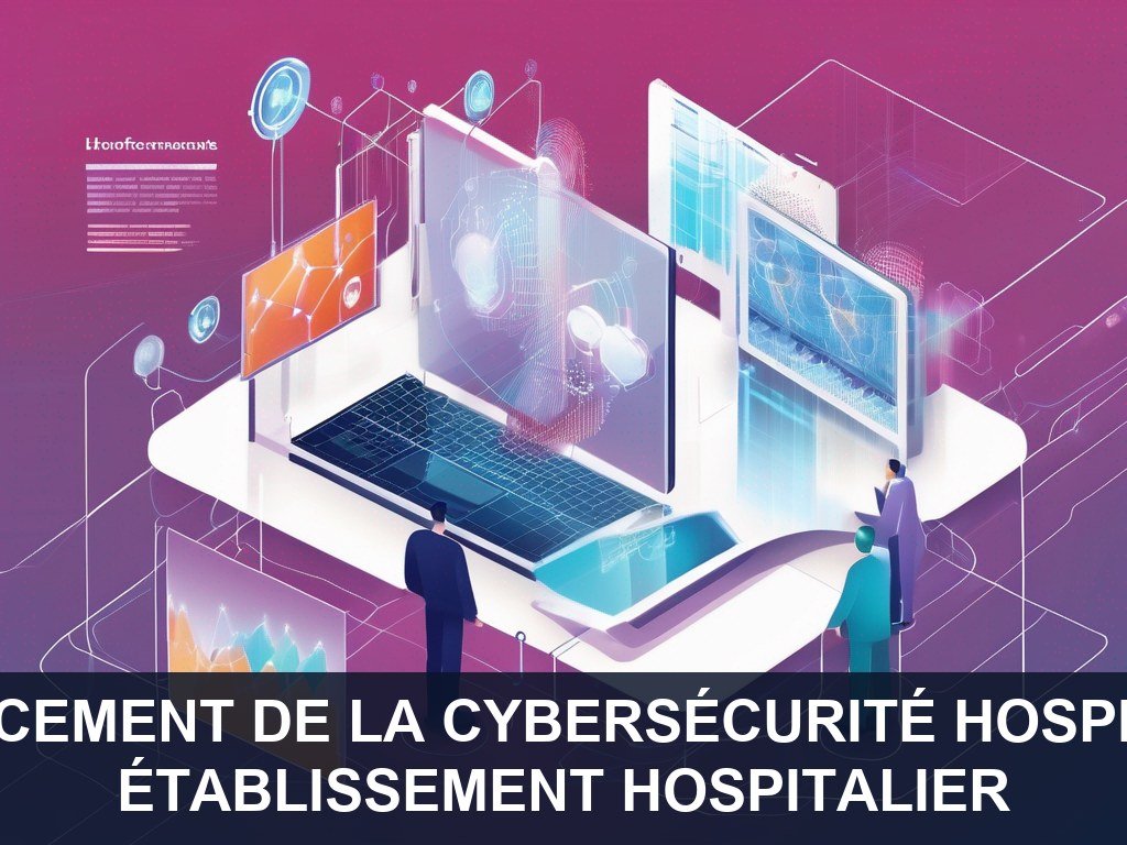 Illustration pour Établissement hospitalier: Renforcement de la Cybersécurité Hospitalière