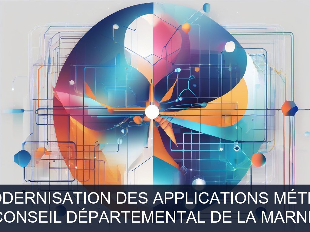 Illustration pour Conseil Départemental de la Marne: Modernisation des applications métier (Potentiel à Court Terme)