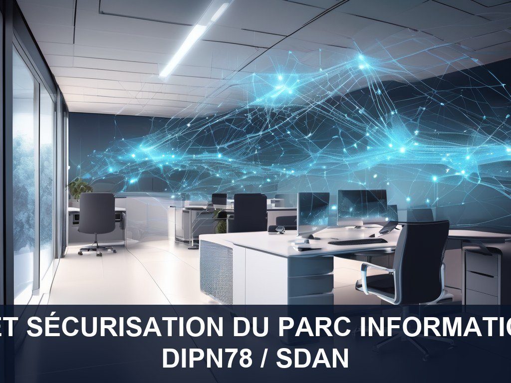 Illustration pour DIPN78 / SDAN: Modernisation et sécurisation du parc informatique et télécoms