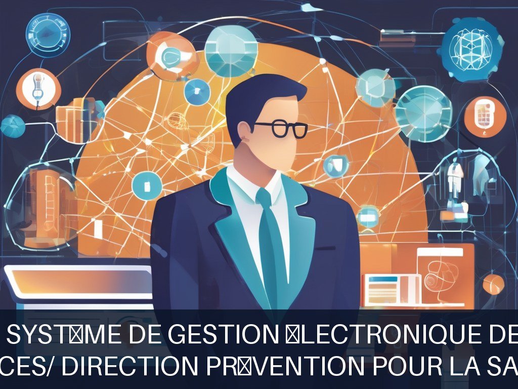 Illustration pour Direction Générale des Services/ Direction Prévention pour la Santé et le Bien Être au Travail: Développement d'un système de gestion électronique des