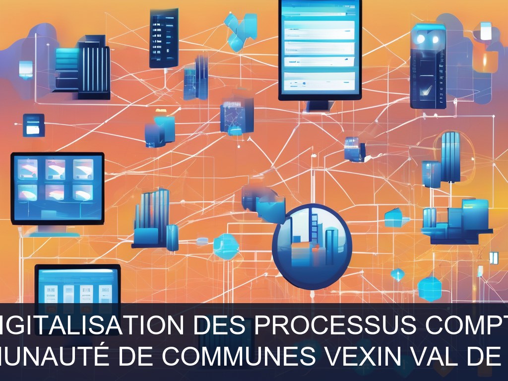 Illustration pour Communauté de Communes Vexin Val de Seine: Automatisation et digitalisation des processus comptables et financiers (Potentiel à Court Terme)