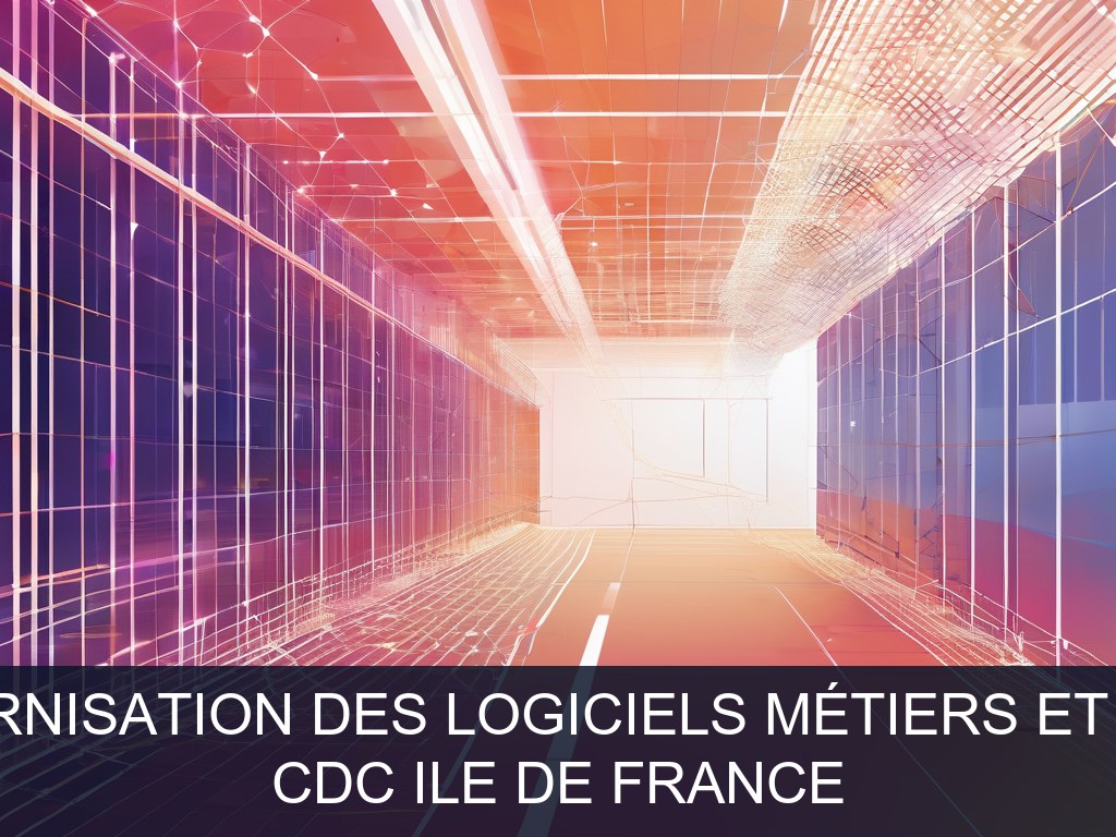 Illustration pour CDC Ile de France: Support et modernisation des logiciels métiers et infrastructures (Potentiel à Court Terme)