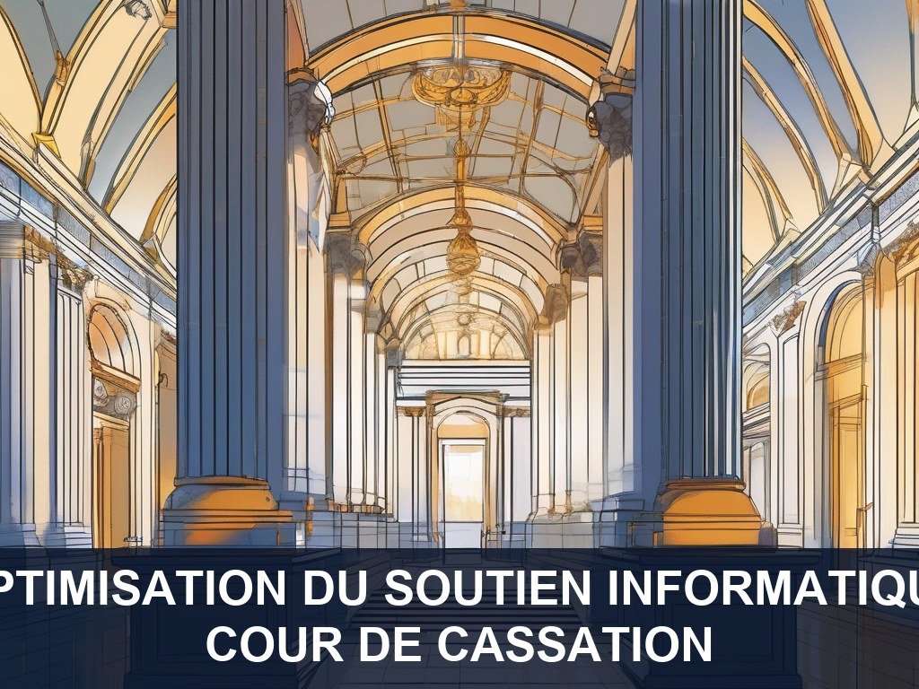 Illustration pour Cour de cassation: Optimisation du soutien informatique