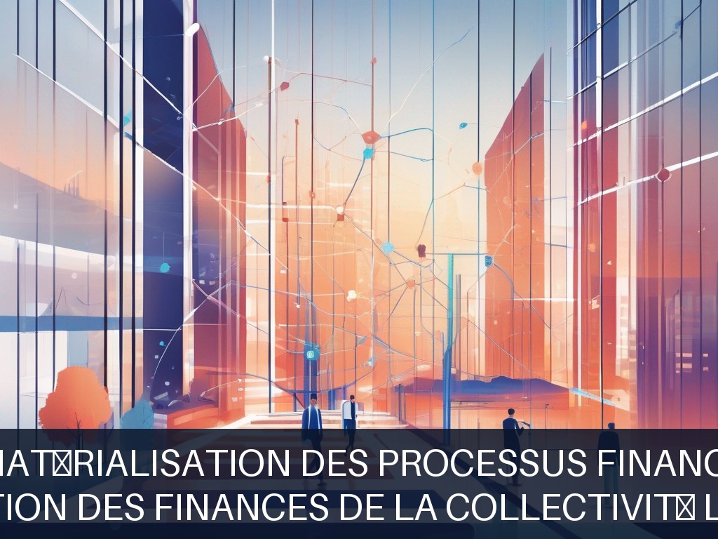 Illustration pour Direction des Finances de la collectivité locale: Optimisation et dématérialisation des processus financiers et comptables (Potentiel à Court Terme)