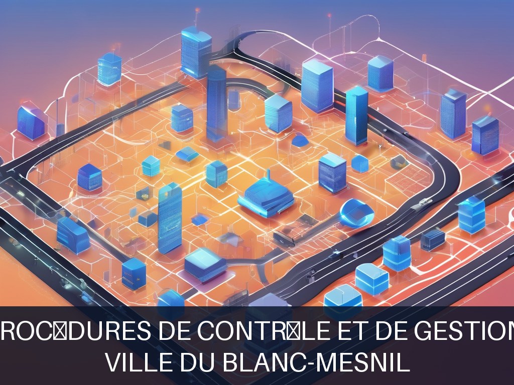 Illustration pour Ville du Blanc-Mesnil: Digitalisation des procédures de contrôle et de gestion du stationnement (Potentiel à Court Terme)