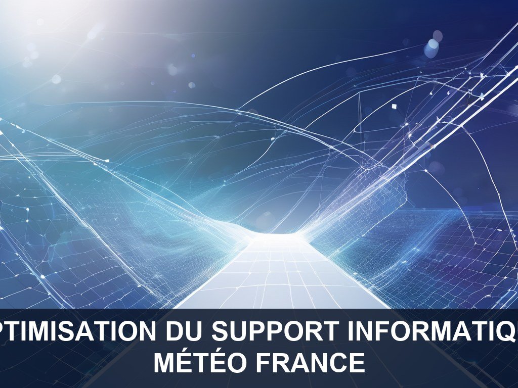 Illustration pour Météo France: Optimisation du Support Informatique