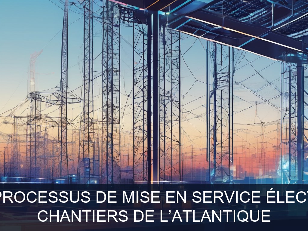 Illustration pour Chantiers de l’Atlantique: Optimisation des processus de mise en service électrique et réseaux (Potentiel à Court Terme)