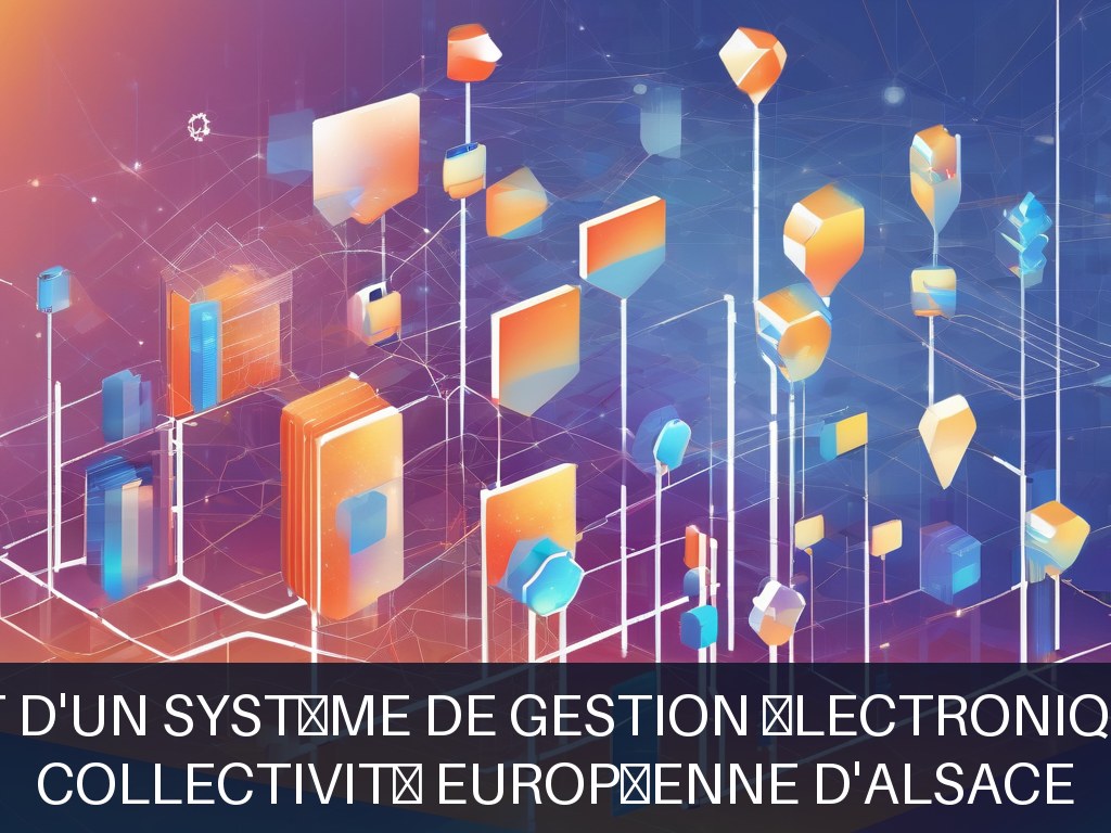 Illustration pour Collectivité Européenne d'Alsace: Développement d'un système de gestion électronique des dossiers (Potentiel à Court Terme)