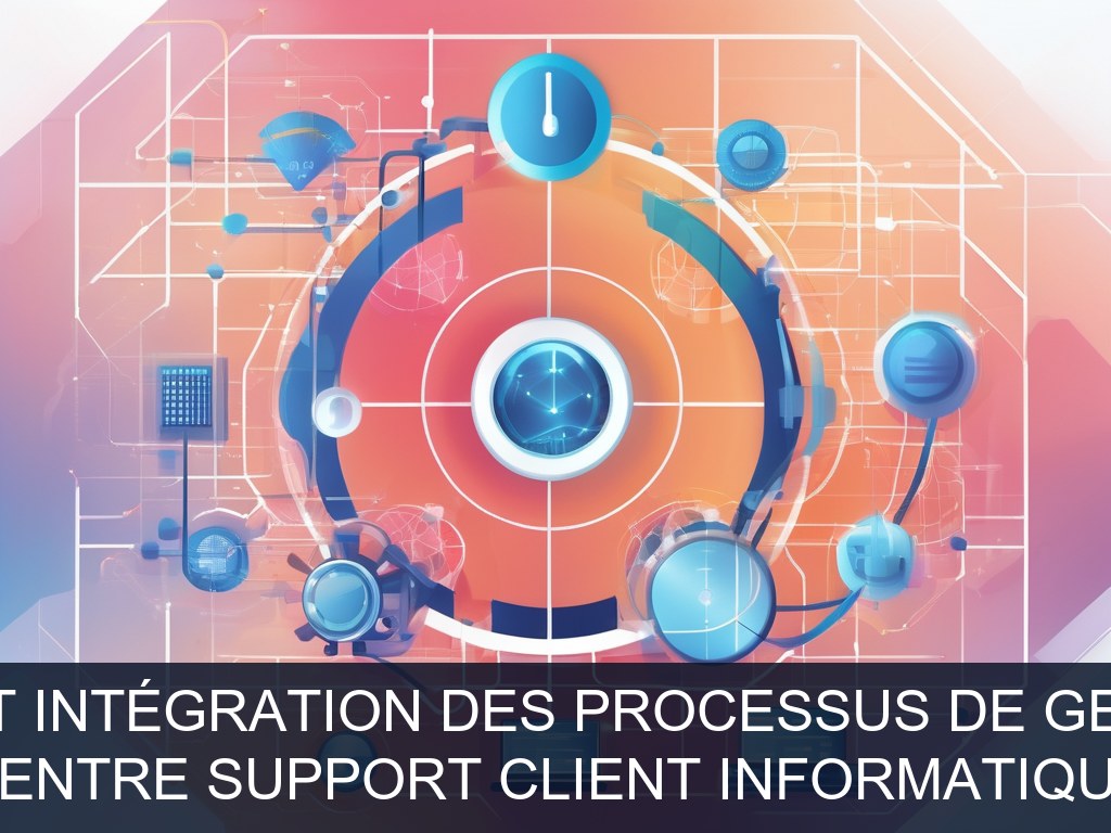 Illustration pour Centre Support Client Informatique: Automatisation et intégration des processus de gestion du support (Potentiel à Court Terme)