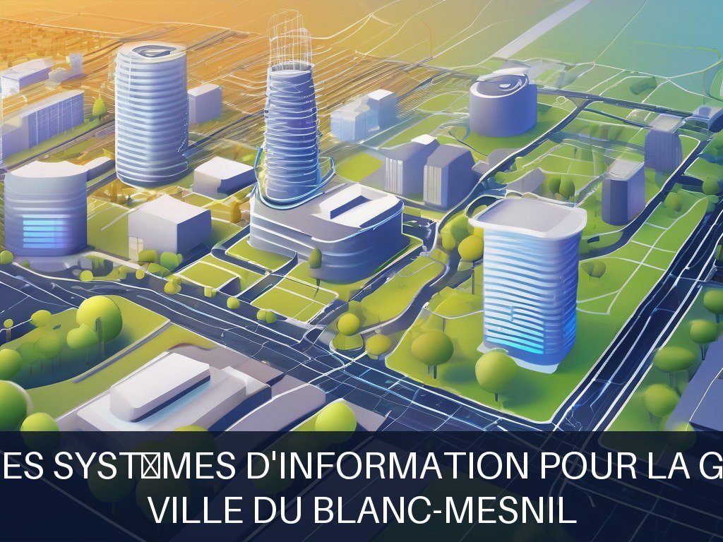 Illustration pour Ville du Blanc-Mesnil: Modernisation des systèmes d'information pour la gestion des parcs