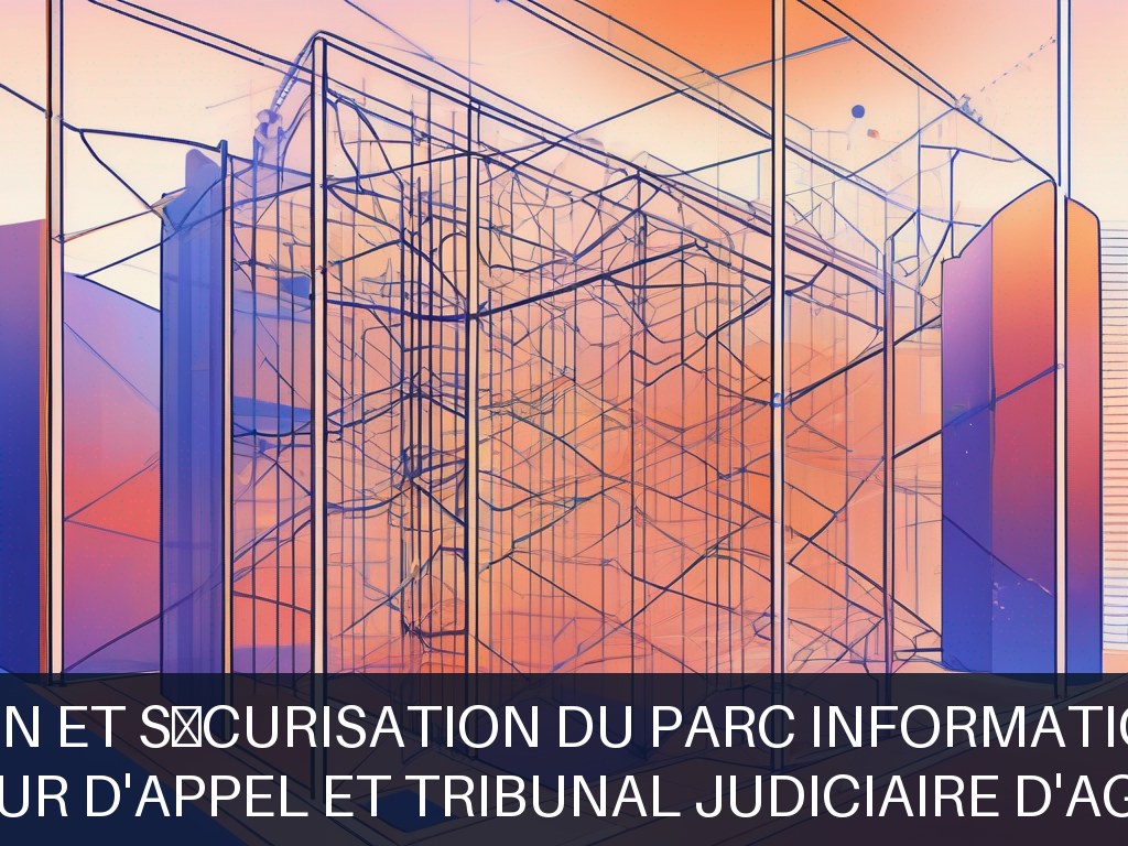 Illustration pour Cour d'appel et Tribunal Judiciaire d'Agen: Modernisation et sécurisation du parc informatique judiciaire (Potentiel à Court Terme)
