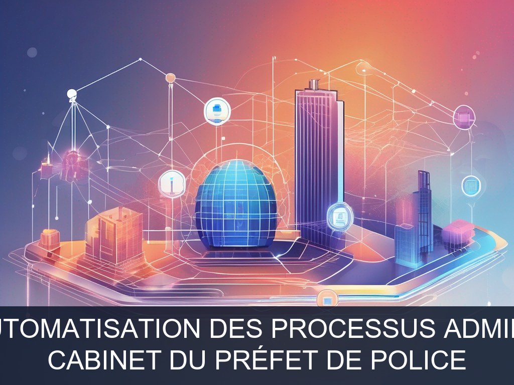 Illustration pour Cabinet du Préfet de Police: Digitalisation et automatisation des processus administratifs internes