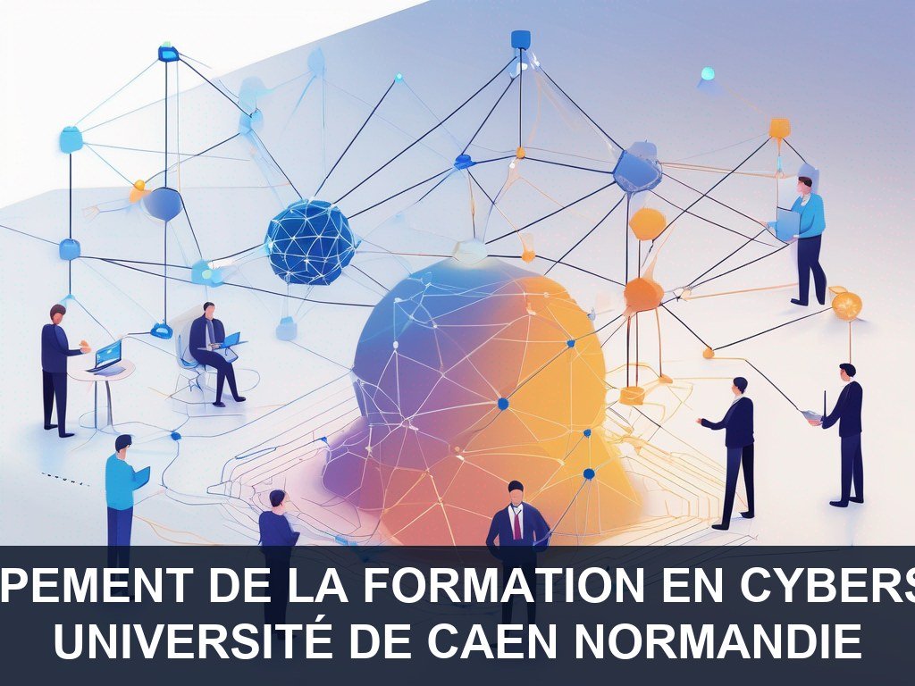 Illustration pour Université de Caen Normandie: Développement de la formation en cybersécurité