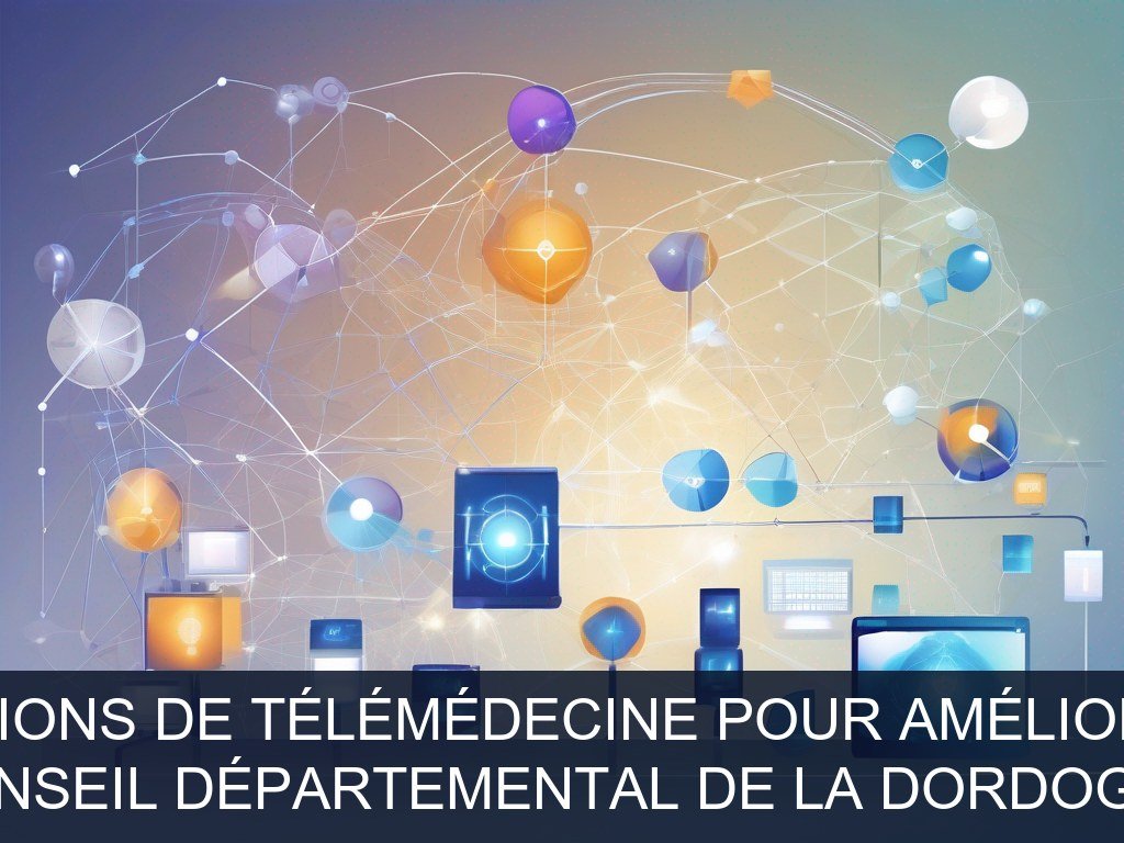 Illustration pour Conseil départemental de la Dordogne: Intégration de solutions de télémédecine pour améliorer l'accès aux soins