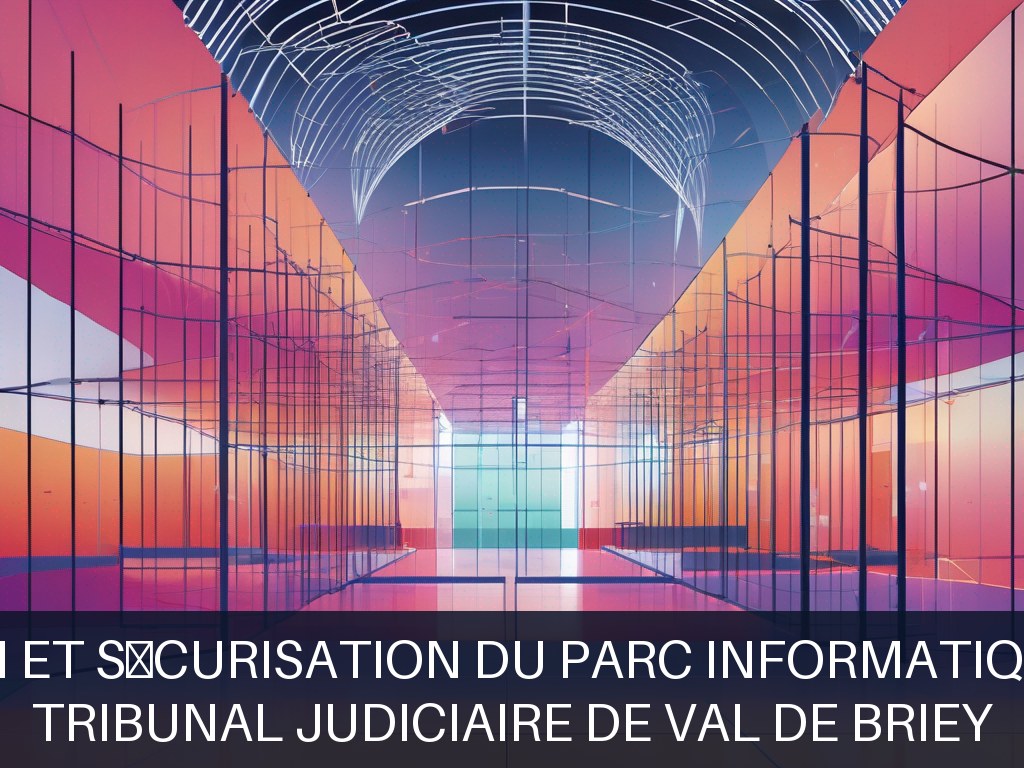 Illustration pour Tribunal judiciaire de Val de Briey: Optimisation et sécurisation du parc informatique judiciaire (Opportunité Urgente)