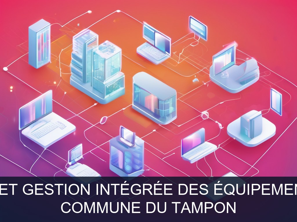 Illustration pour Commune du Tampon: Modernisation et gestion intégrée des équipements numériques (Potentiel à Court Terme)