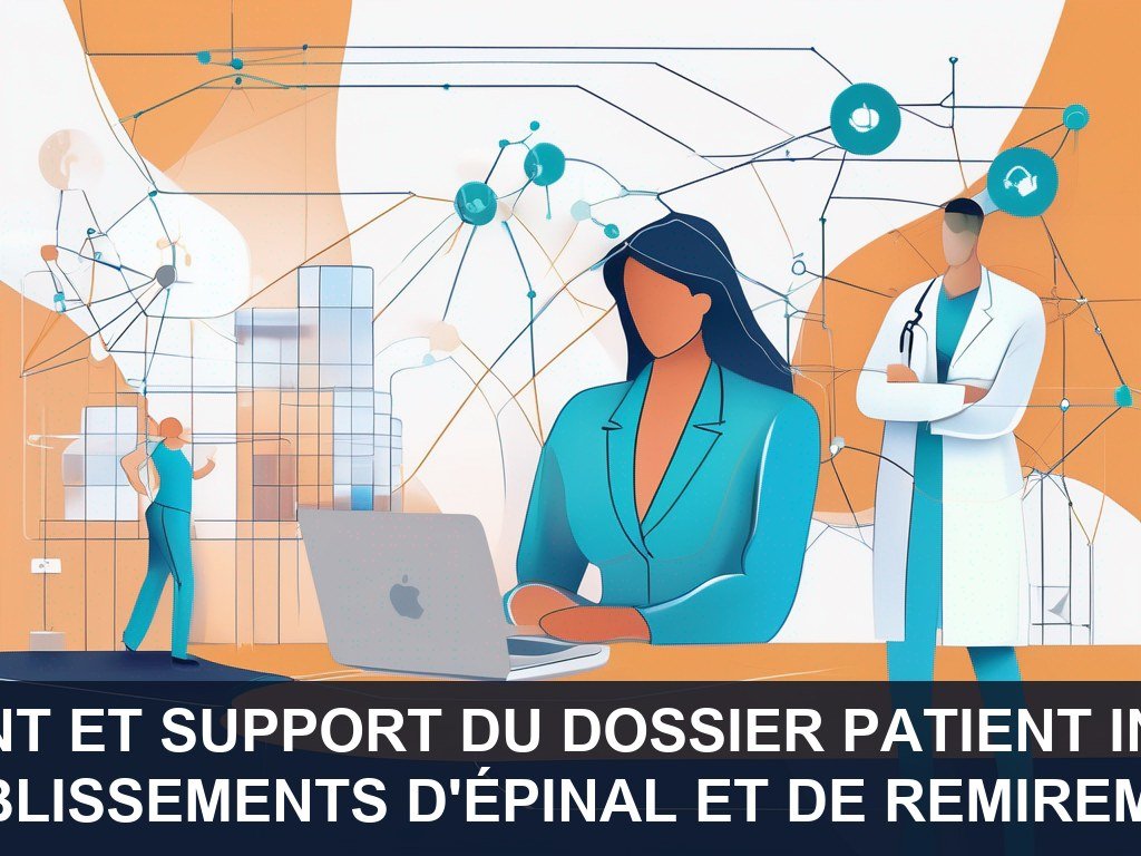 Illustration pour Établissements d'Épinal et de Remiremont: Déploiement et Support du Dossier Patient Informatisé